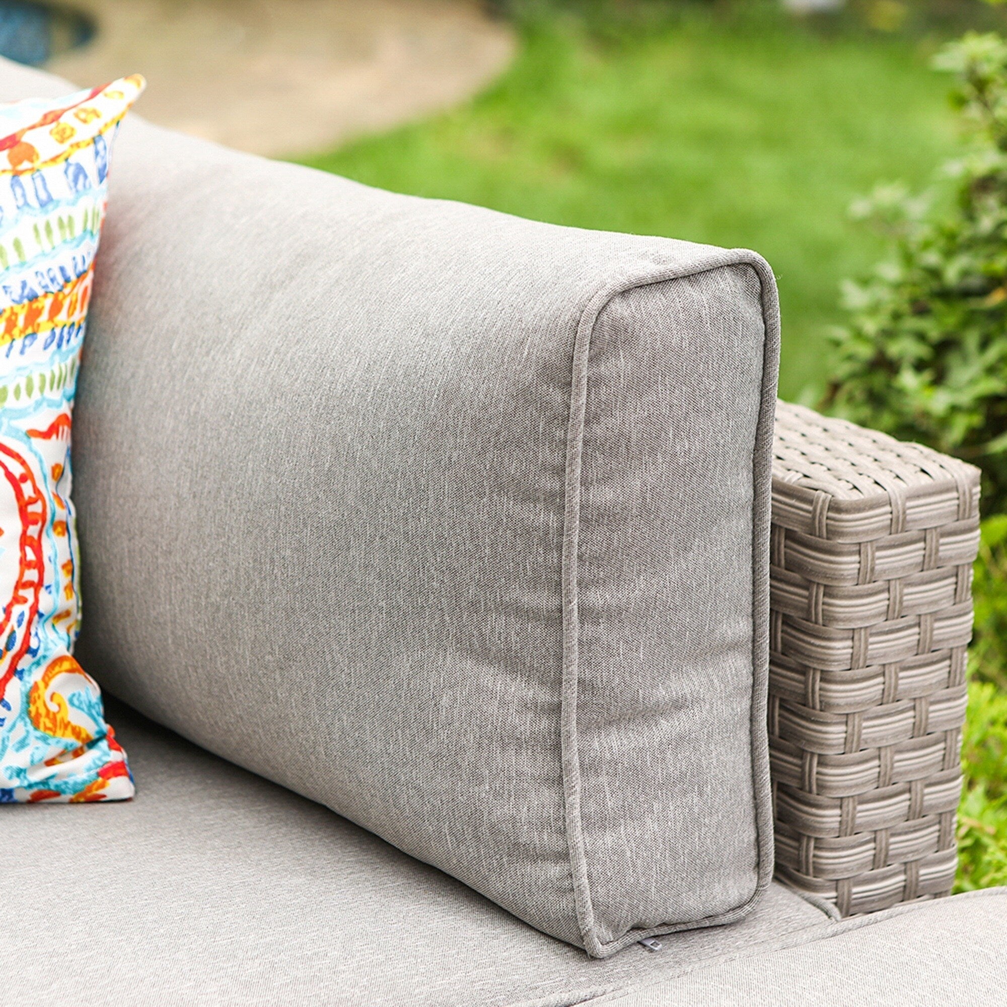 Ensemble de canapé sectionnel en osier 2 pièces COSIEST pour l'extérieur