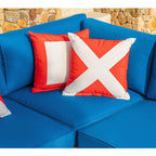 Ensemble de canapé sectionnel en osier 2 pièces COSIEST pour l'extérieur