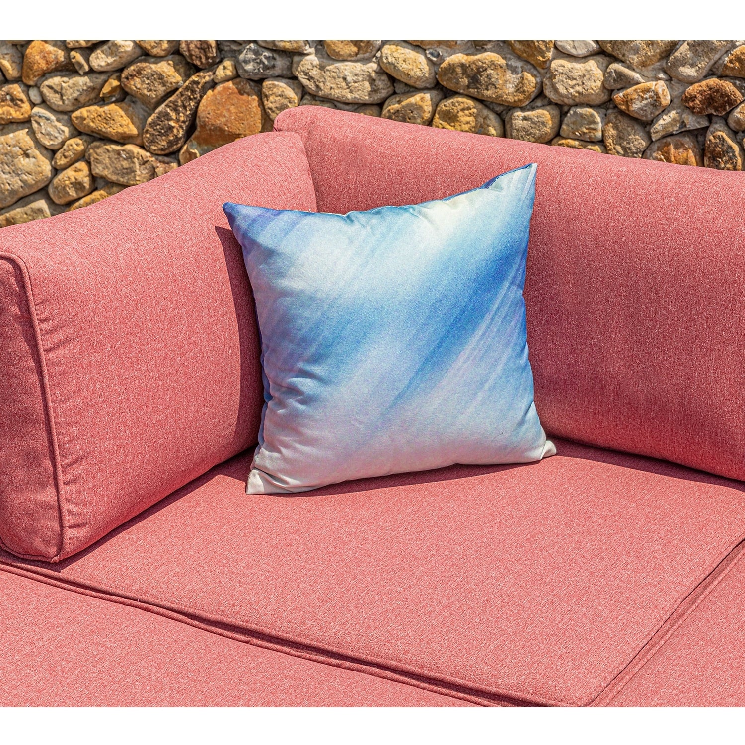 Ensemble de canapé sectionnel en osier 2 pièces COSIEST pour l'extérieur