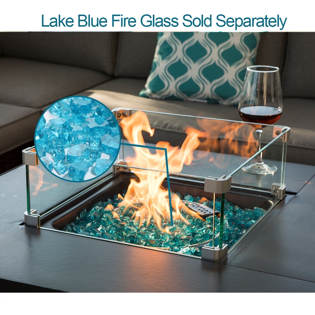 Ensemble de canapés sectionnels en osier pour patio extérieur COSIEST 4 pièces avec table pour foyer