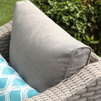 Ensemble de canapé sectionnel rembourré 4 pièces le plus confortable pour le patio