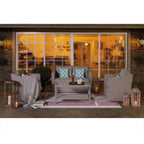 Ensemble de canapé sectionnel rembourré 4 pièces le plus confortable pour le patio