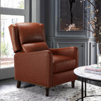 Fauteuil de salon inclinable et confortable en cuir COZYMAN