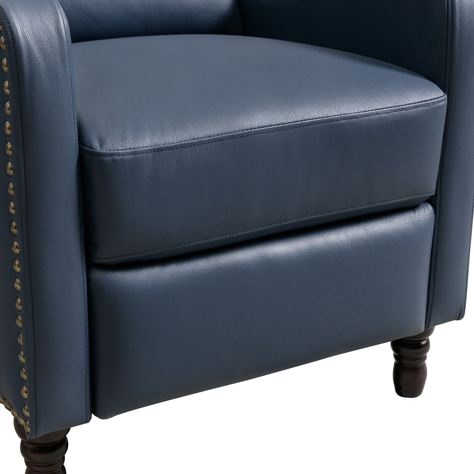 Fauteuil de salon inclinable et confortable en cuir COZYMAN
