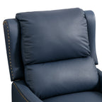 Fauteuil de salon inclinable et confortable en cuir COZYMAN