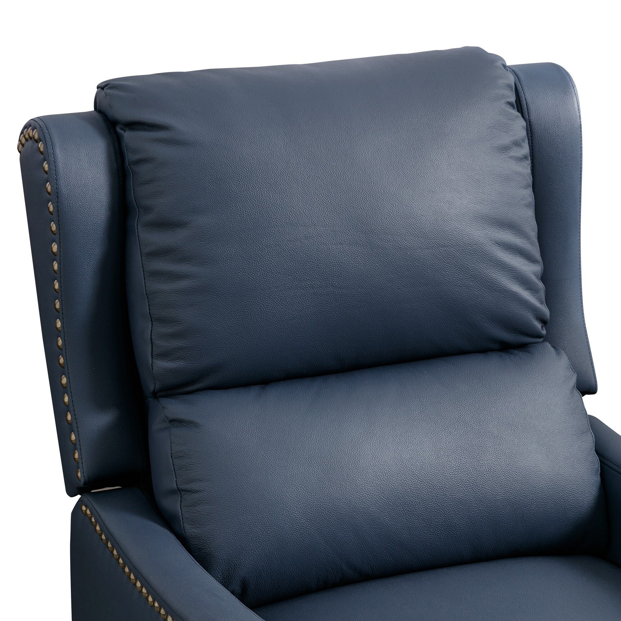 Fauteuil de salon inclinable et confortable en cuir COZYMAN