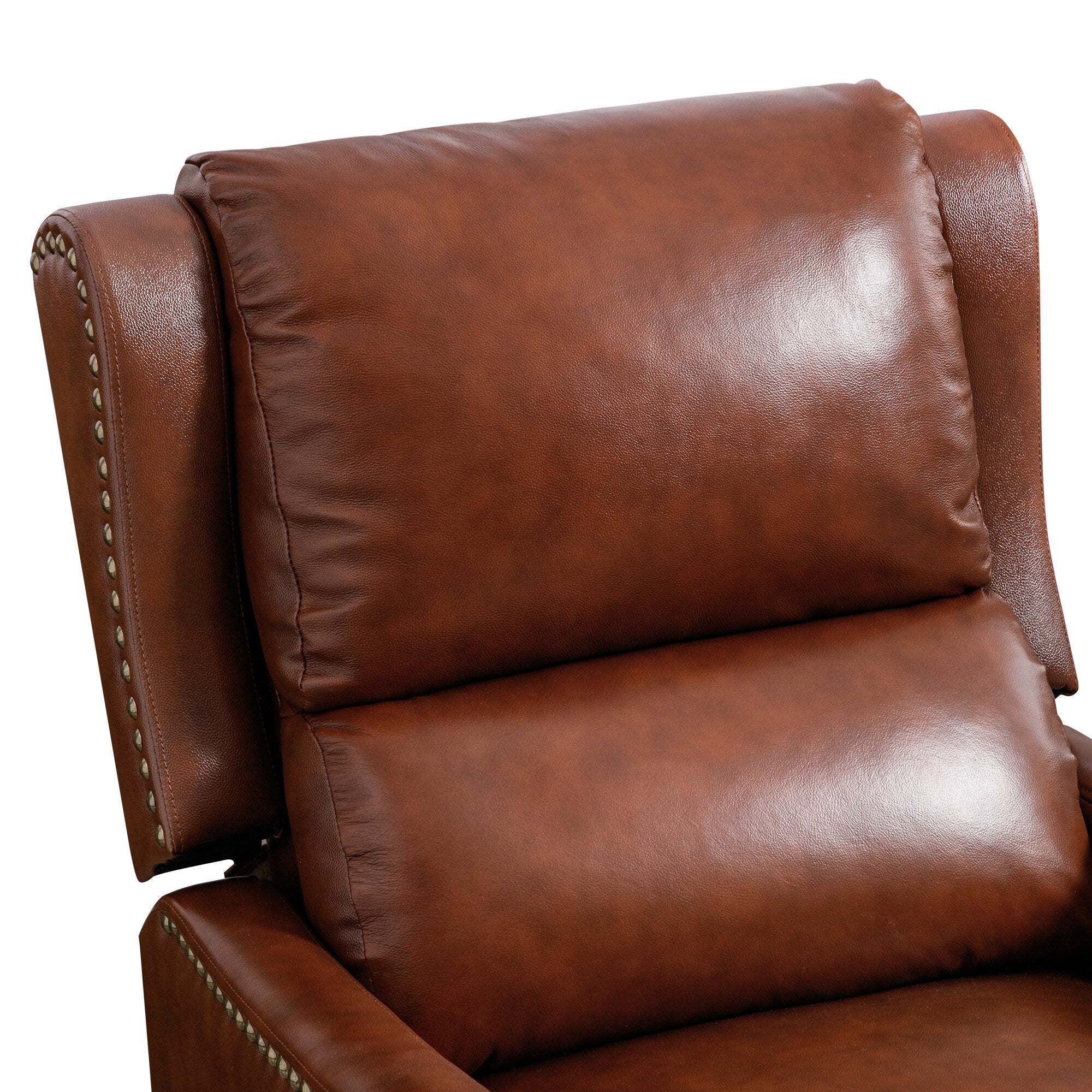 Fauteuil de salon inclinable et confortable en cuir COZYMAN