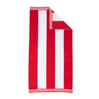 Serviette de plage surdimensionnée en coton à rayures Cabana de Superior