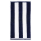 Serviette de plage surdimensionnée en coton à rayures Cabana de Superior