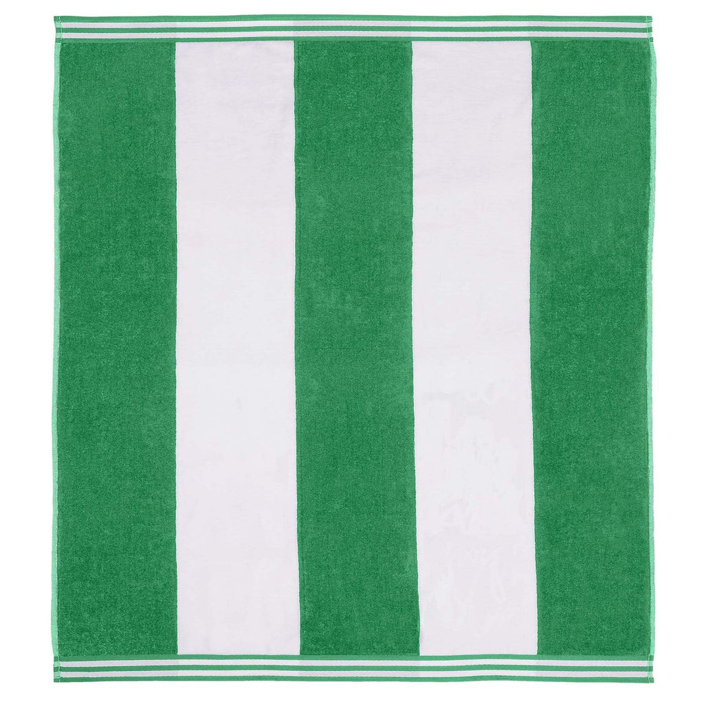 Serviette de plage surdimensionnée en coton à rayures Cabana de Superior