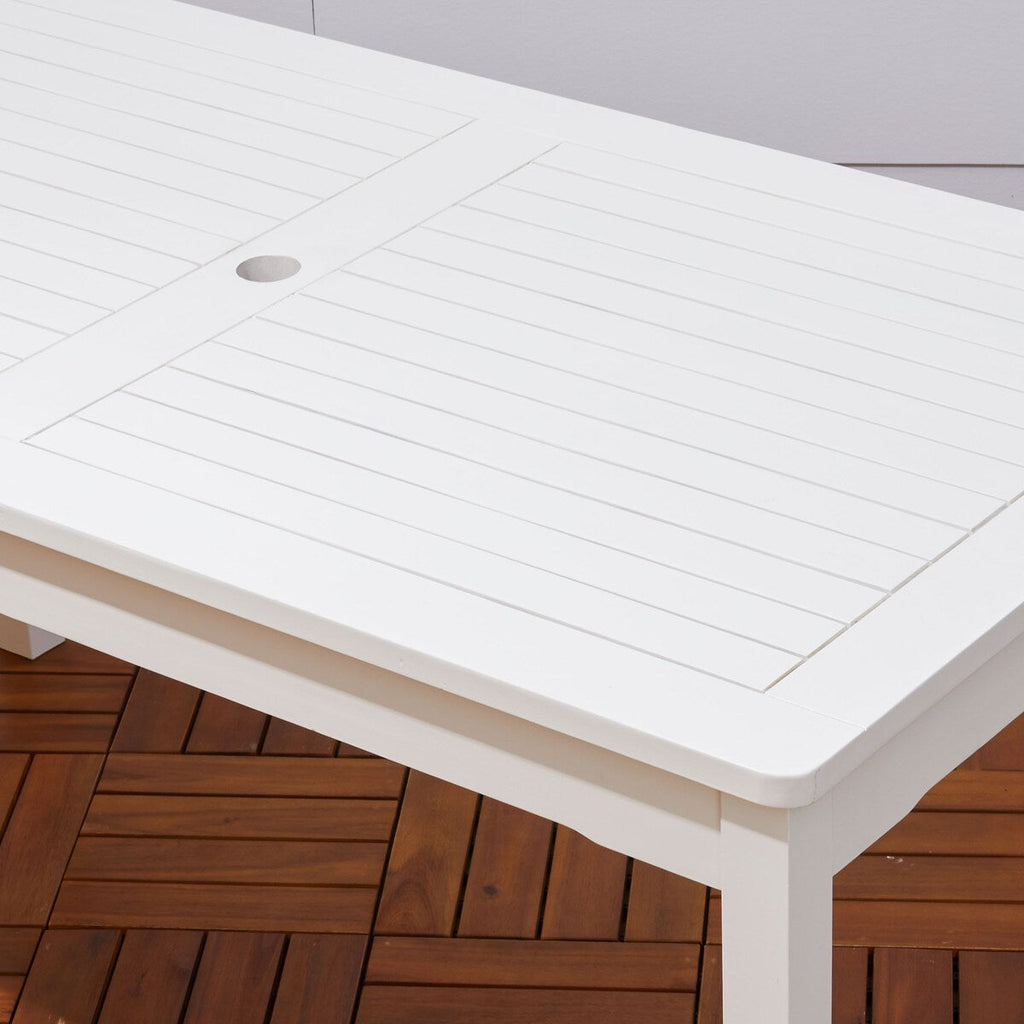 Ensemble de salle à manger empilable en bois Caladesi