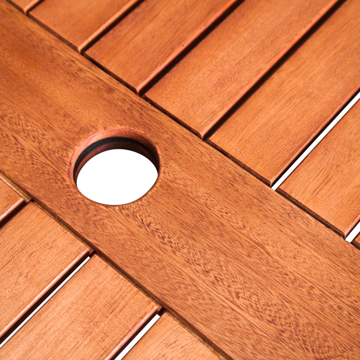 Ensemble de salle à manger empilable en bois Caladesi