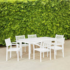 Ensemble de salle à manger empilable en bois Caladesi