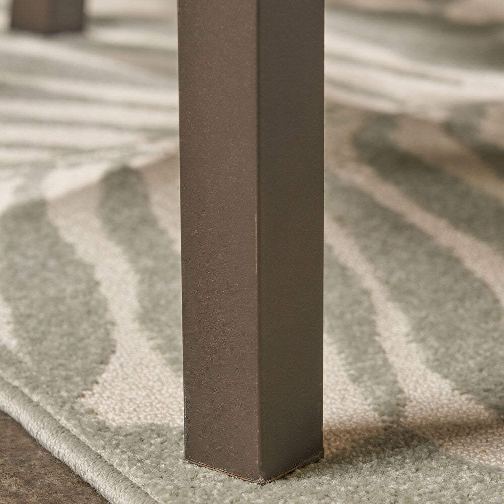 Ensemble de salle à manger d'extérieur Calero 6 pièces en bois et osier avec chaises et banc par Christopher Knight Home