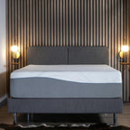 Matelas hybride Kruger 14 California King Size, à ressorts ensachés et à mémoire de forme, avec housse amovible, taille moyenne