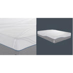 Matelas hybride Kruger 14 California King Size, à ressorts ensachés et à mémoire de forme, avec housse amovible, taille moyenne
