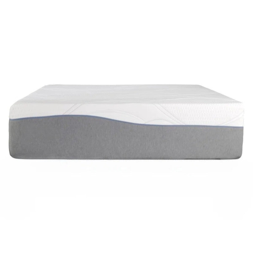 Matelas hybride Kruger 14 California King Size, à ressorts ensachés et à mémoire de forme, avec housse amovible, taille moyenne