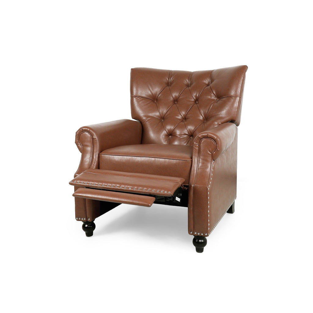 Fauteuil inclinable contemporain rembourré Callade par Christopher Knight Home