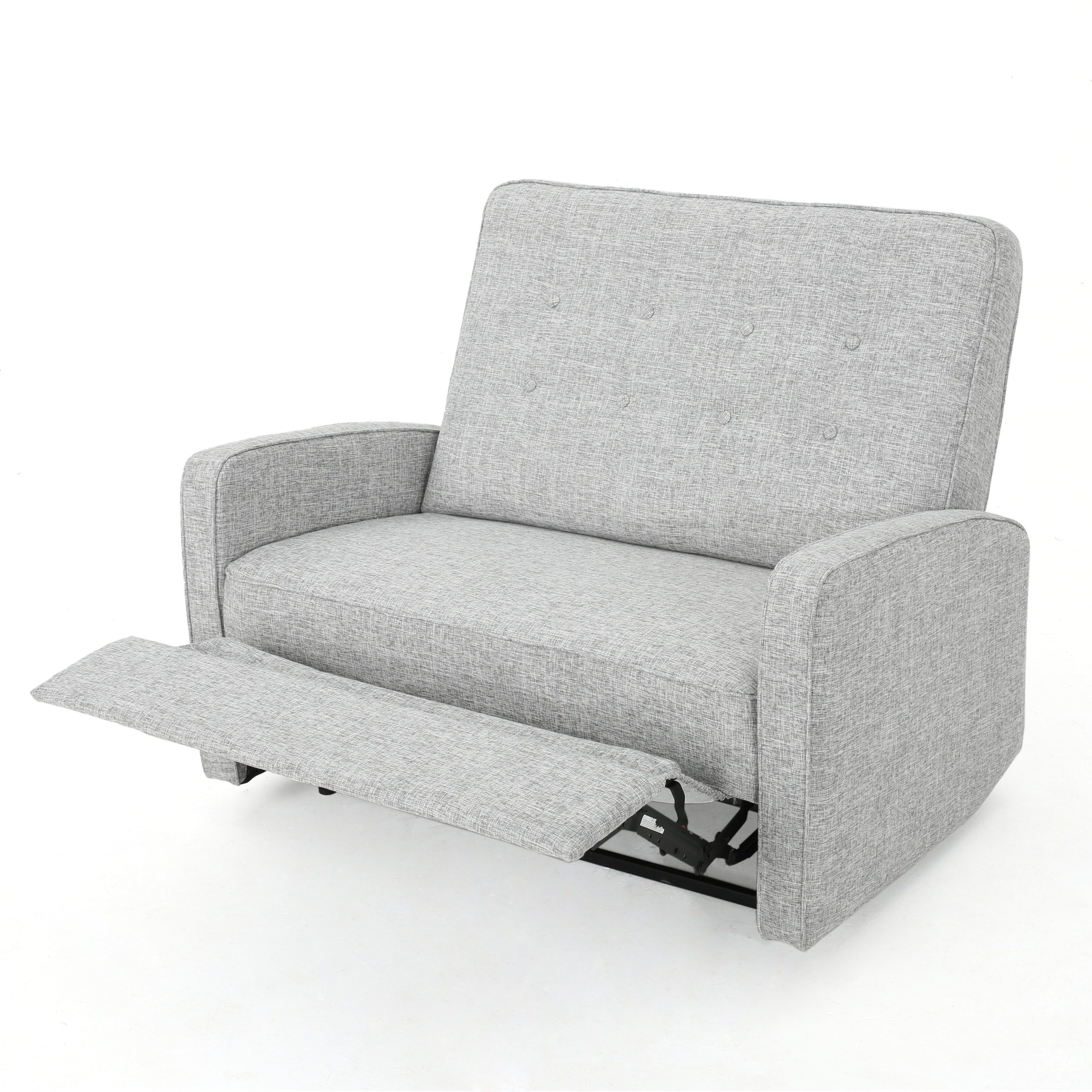 Fauteuil inclinable surdimensionné capitonné Calliope par Christopher Knight Home