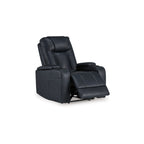 Fauteuil inclinable électrique Callum, appui-tête réglable, similicuir noir