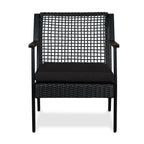 Lot de deux chaises Calvin 25.25 noires de Real Flame