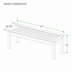 Ensemble de salle à manger extensible d'extérieur Cambridge Casual Caterina 6 pièces en teck