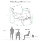 Ensemble de conversation Cambridge Casual Chara 5 pièces en teck pour patio