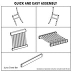 Ensemble bistrot Cambridge Casual Chara en teck 3 pièces hauteur bar