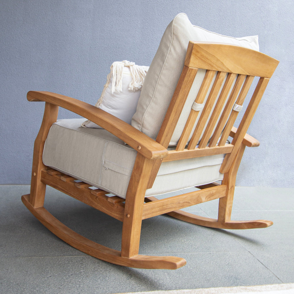 Ensemble de salon de jardin Cambridge Casual Leon 3 pièces en teck avec coussin