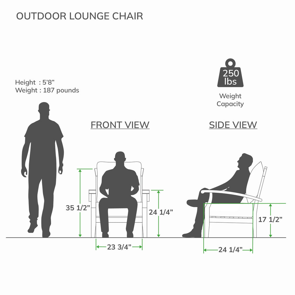 Ensemble de salon de jardin Cambridge Casual Leon 3 pièces en teck avec coussins