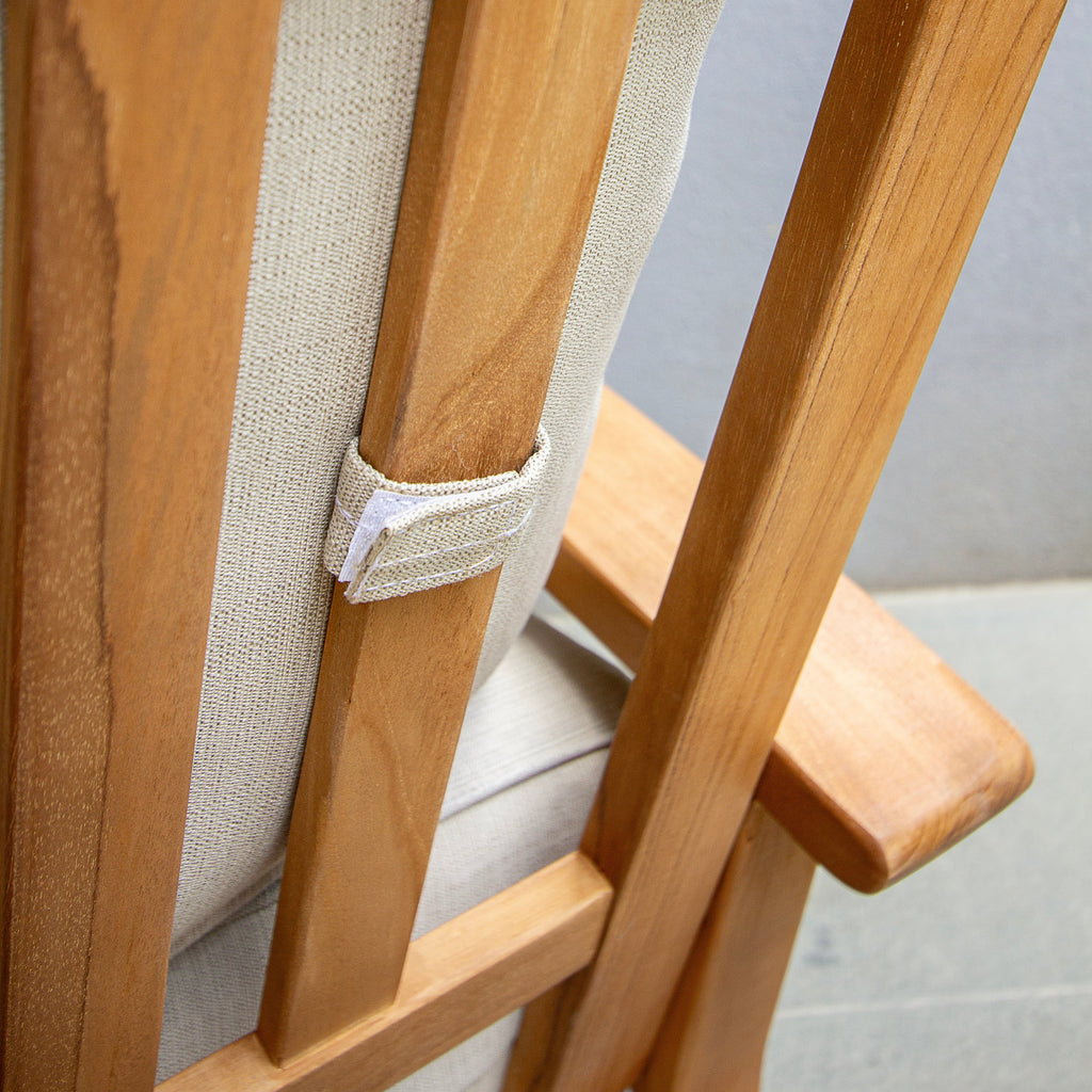 Ensemble de salon de jardin Cambridge Casual Leon 3 pièces en teck avec coussins