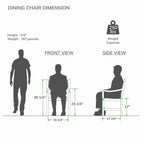 Ensemble de salle à manger d'extérieur Cambridge Casual Leon 5 pièces en teck