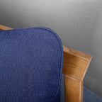 Ensemble de conversation de patio en bois de teck Cambridge Casual Leon 5 pièces