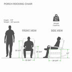 Ensemble de conversation de patio en bois de teck Cambridge Casual Leon 5 pièces