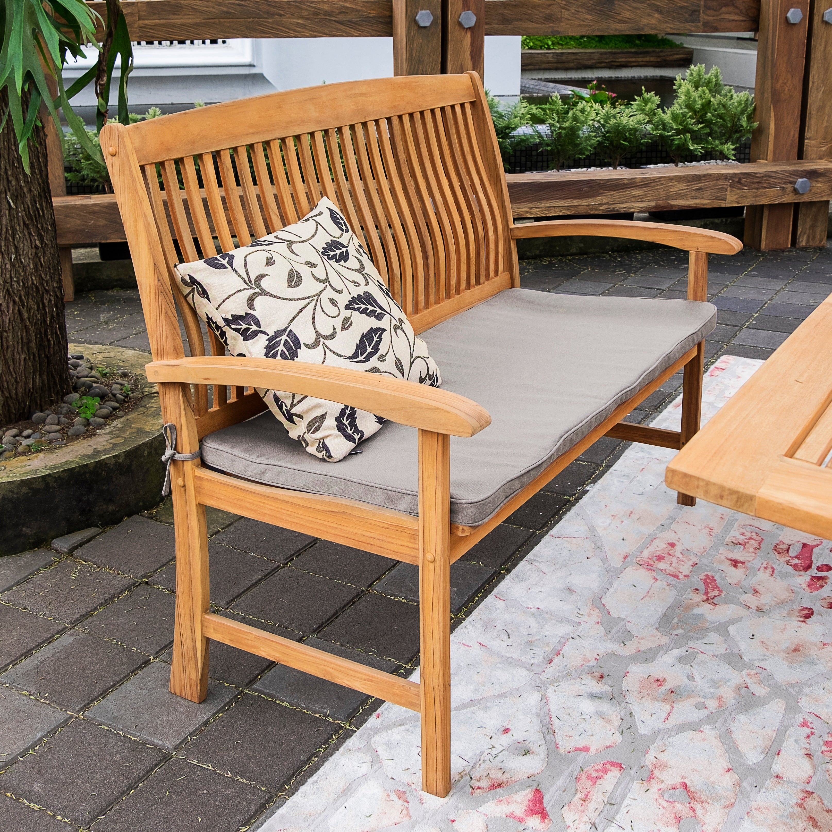 Ensemble de salle à manger extensible Cambridge Casual Leon 6 pièces en teck