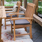 Ensemble de salle à manger extensible Cambridge Casual Leon 6 pièces en teck