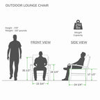 Ensemble de conversation de patio en teck Cambridge Casual Leon 7 pièces