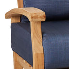 Ensemble de conversation de patio en teck Cambridge Casual Leon 7 pièces