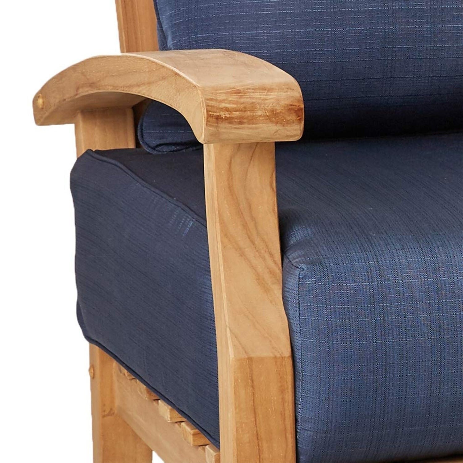 Ensemble de conversation de patio en teck Cambridge Casual Leon 7 pièces