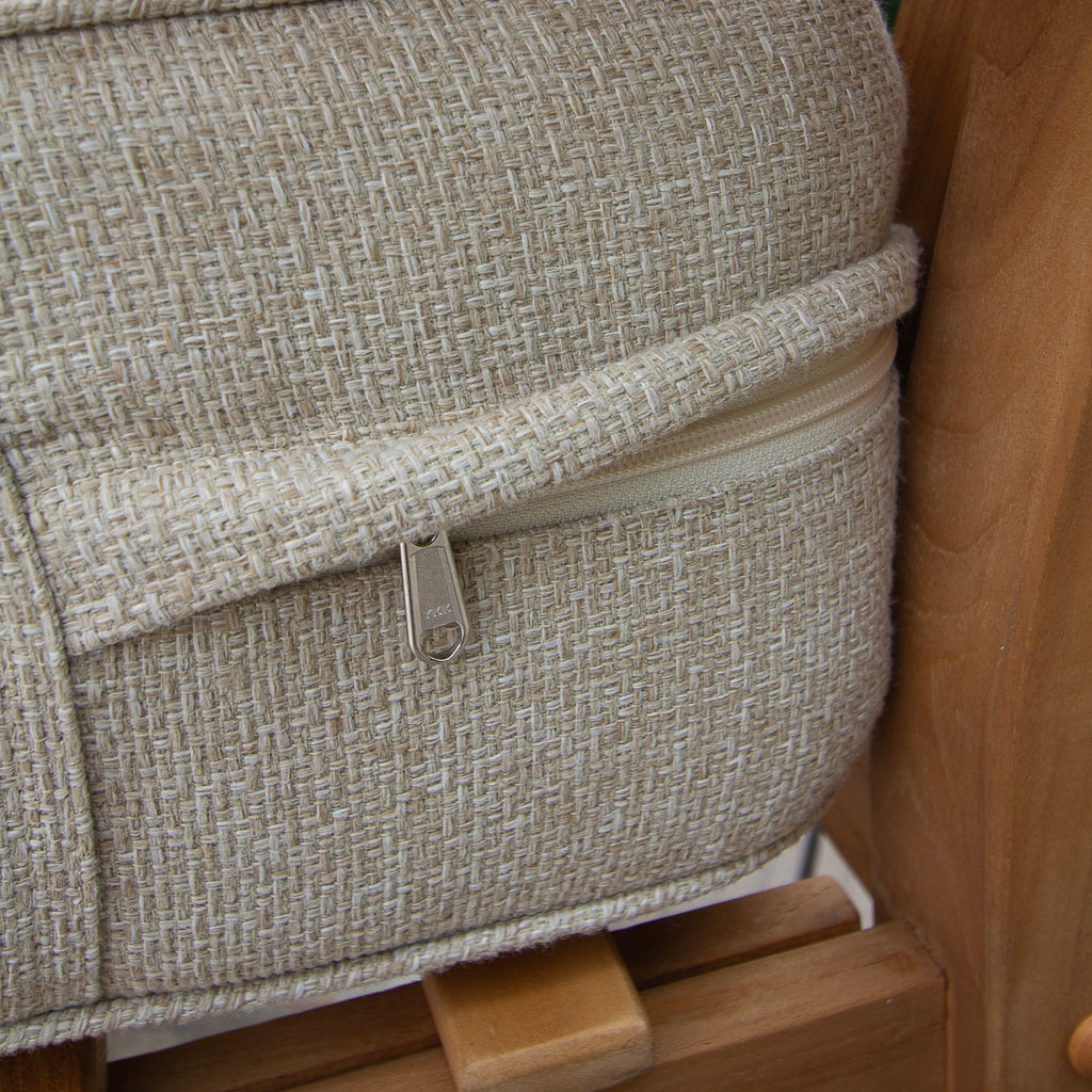 Ensemble de conversation de patio en teck Cambridge Casual Leon 7 pièces