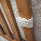 Ensemble de conversation de patio en teck Cambridge Casual Leon 7 pièces