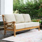 Ensemble de conversation d'extérieur 5 pièces en bois de teck Cambridge Casual Lowell