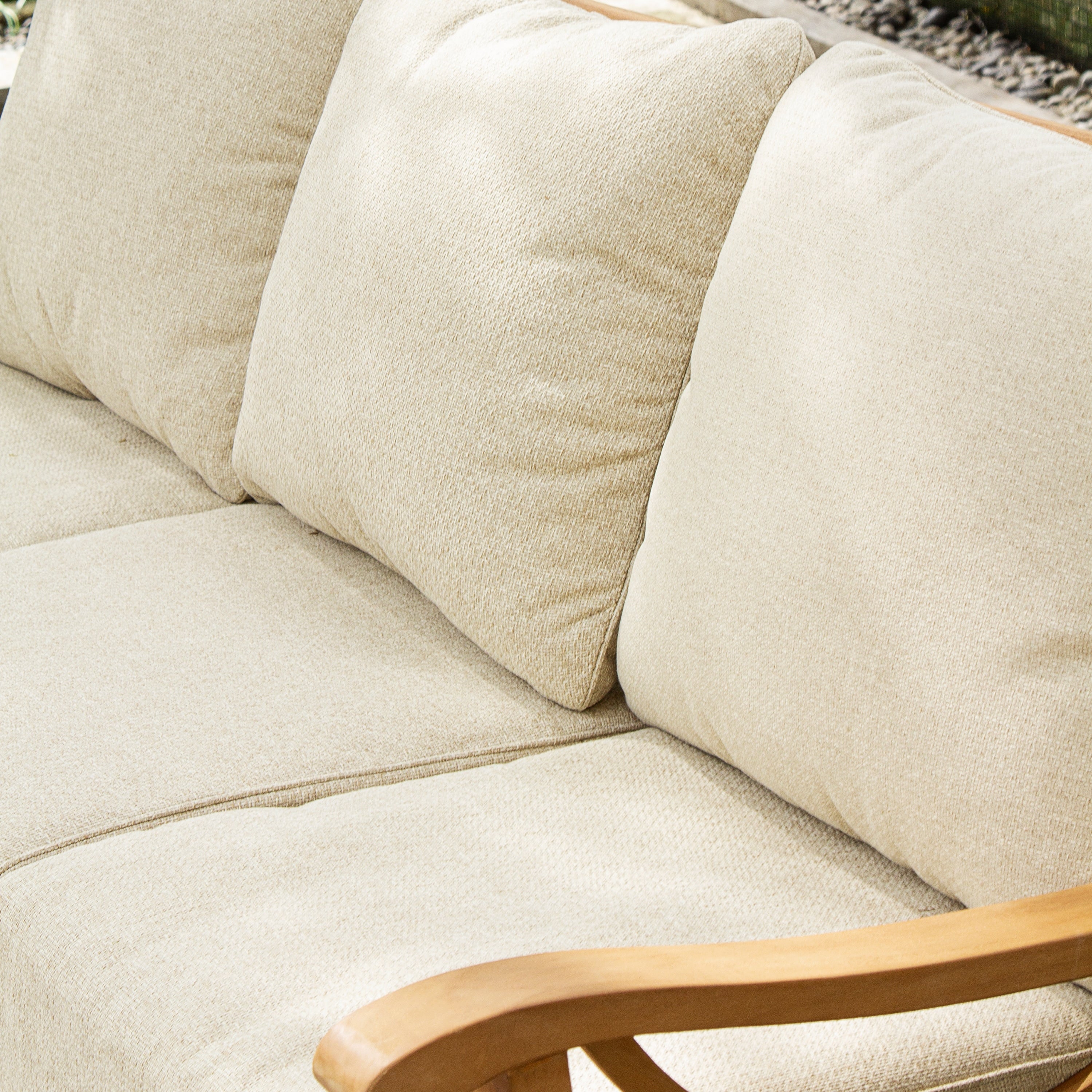 Ensemble de conversation d'extérieur 5 pièces en bois de teck Cambridge Casual Lowell