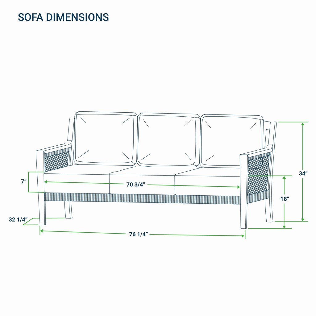 Ensemble de conversation d'extérieur Cambridge Casual Nassau 4 pièces en bois de teck