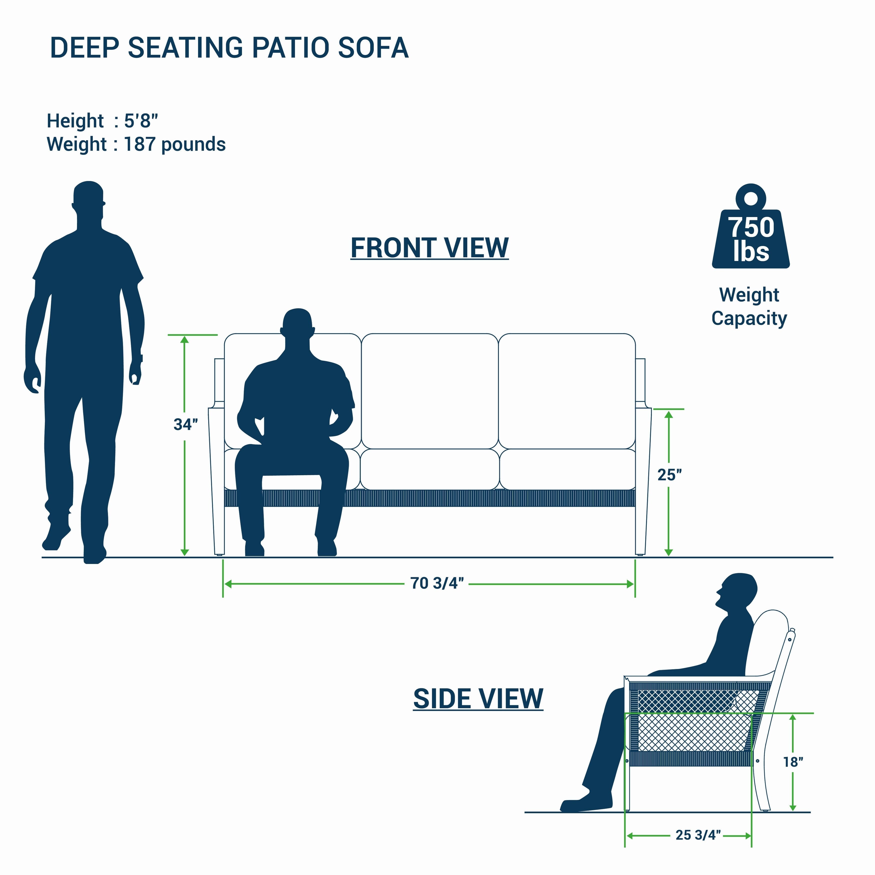 Ensemble de conversation d'extérieur Cambridge Casual Nassau 4 pièces en bois de teck