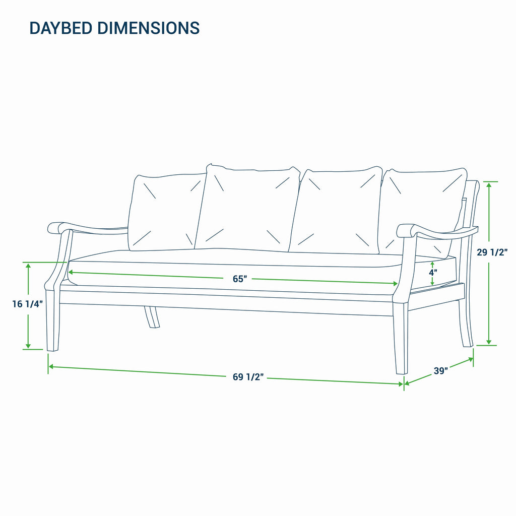 Ensemble de conversation de patio en bois de teck 4 pièces Cambridge Casual Robin