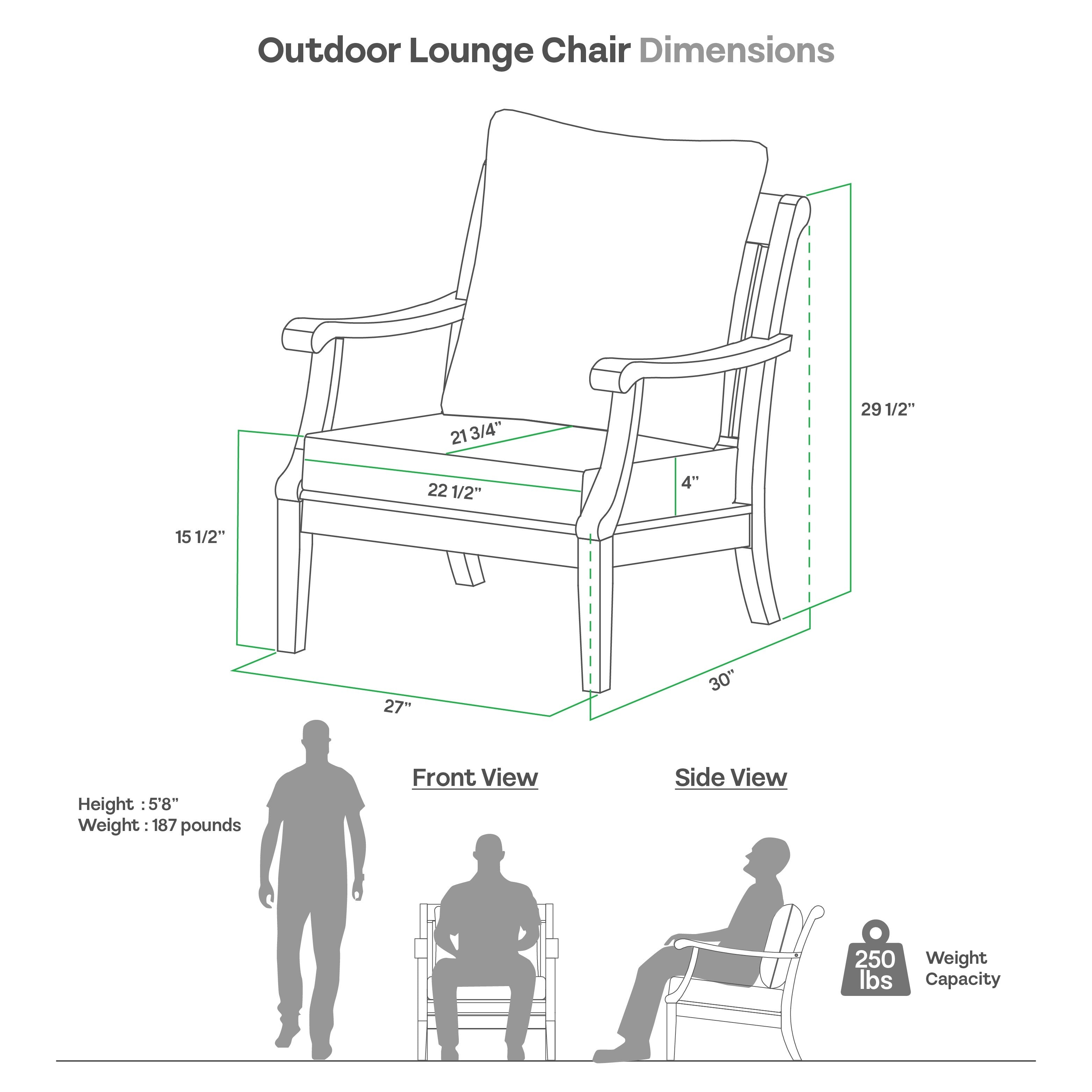 Ensemble de 2 fauteuils club d'extérieur Cambridge Casual Robin en teck