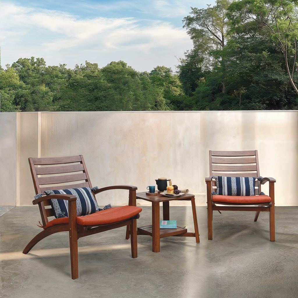 Ensemble de conversation d'extérieur Cambridge Casual West Lake 3 pièces avec coussin