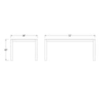 Ensemble de salle à manger de patio Cambridge Casual West Lake 6 pièces