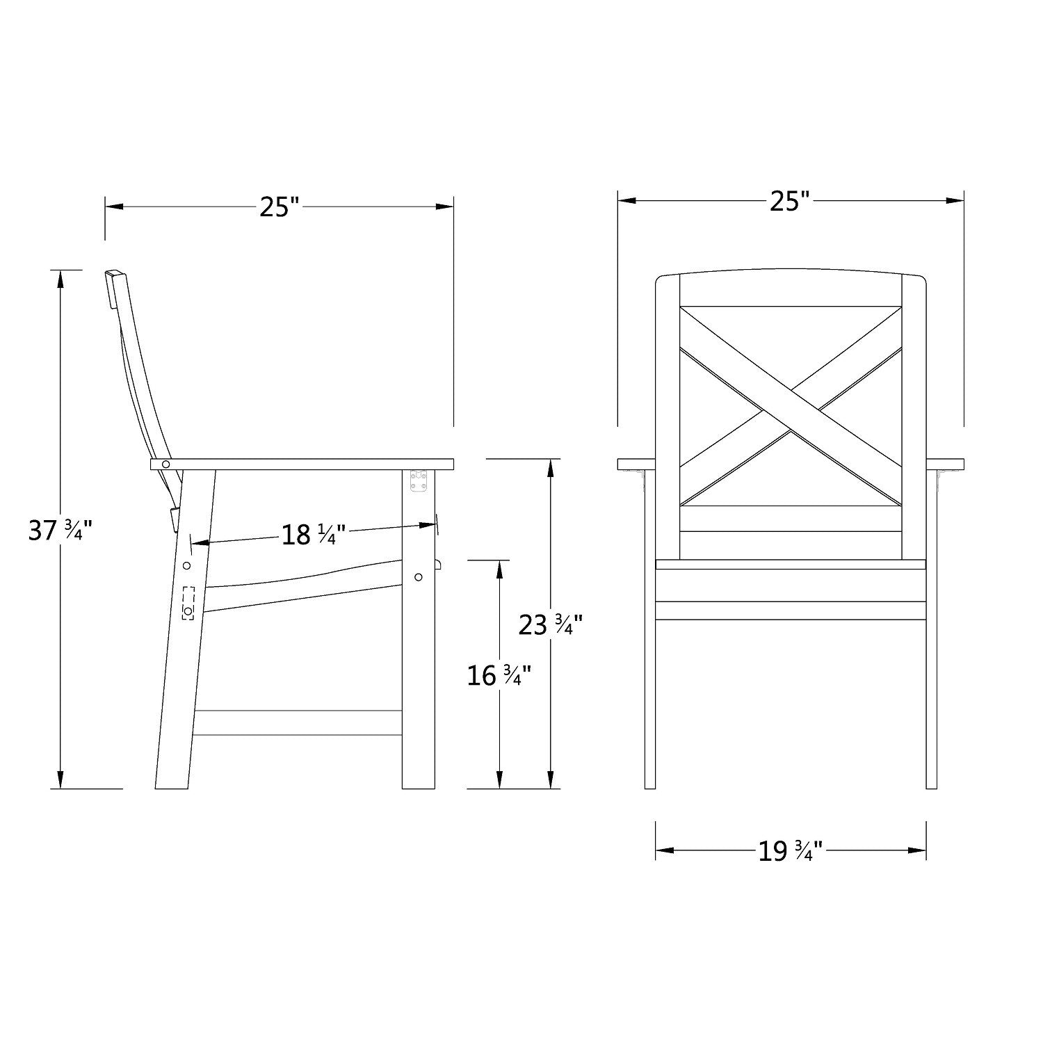 Ensemble de salle à manger de patio Cambridge Casual West Lake 6 pièces